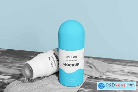 Roll On Deodorant Mockup