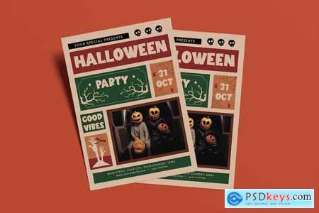 Halloween Party Flyer Q2QXGL2