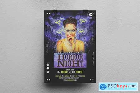 Halloween Party Flyer 4M66H6Y