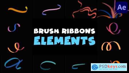 Brush Ribbons Elements After Effects 47833992