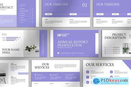 Annual Report PowerPoint Presentation Layout