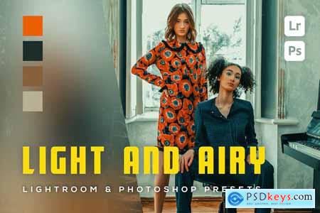 6 Light and Airy Lightroom and Photoshop Presets