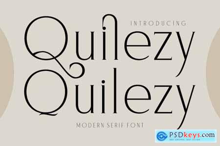 Quilezy Modern Serif Font