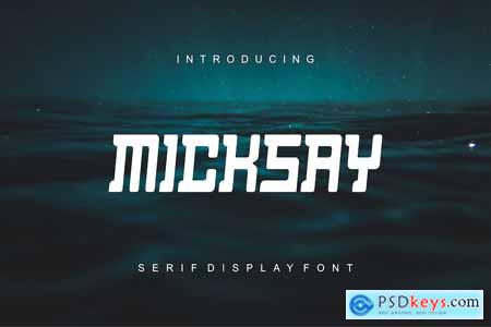 Micksay - Serif Font