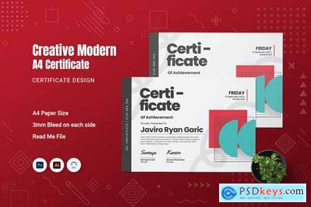 Creative Modern Certificate