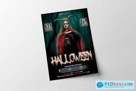 Halloween Party Flyer QQ8NWXN