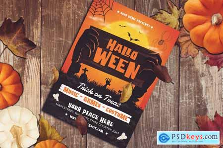 Halloween Flyer Tempate PSQAYJ6