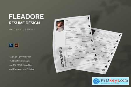 Fleadore - Resume Template