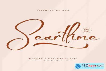 Seartlime Modern Signature Script Font