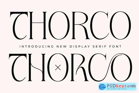 Thorco New Display Serif Font