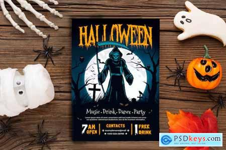 Halloween Flyer Template 3NTCDKX