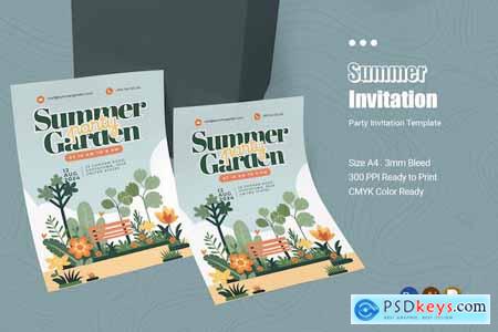 Summer Garden Party Invitation
