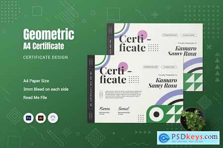 Geometric Certificate