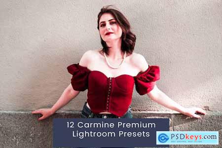 12 Carmine Premium Lightroom Presets