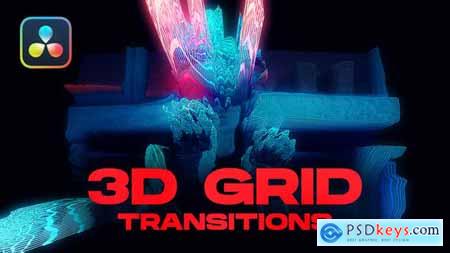 3D Grid Transitions DaVinci Resolve 47739477