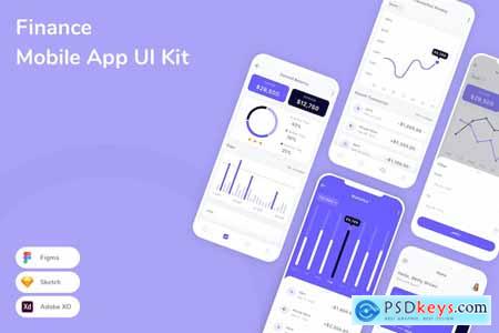 Finance Mobile App UI Kit