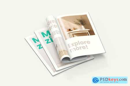 Magazine PSD Mockup 6V8LZMH