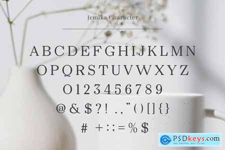 Jemika - Modern Serif Font