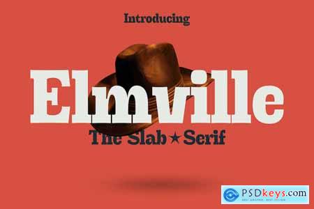 Elmville - Bold Slab Serif