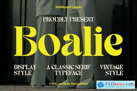 Boalie - A Classic Serif Font