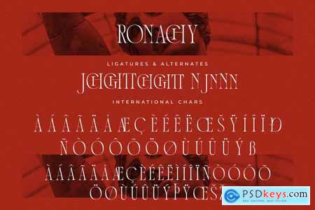 Ronachy A Display Serif Font LS