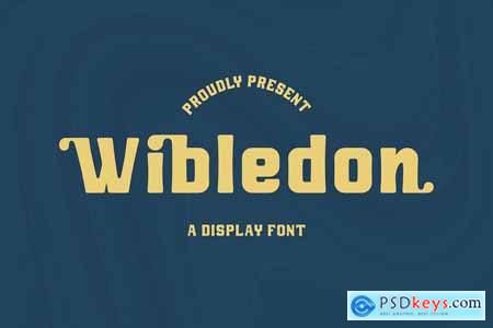 Wibledon A Display Font LS