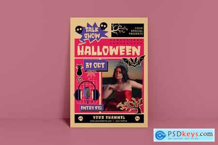 Halloween Talk Show Flyer