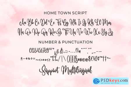Home Town Font Duo