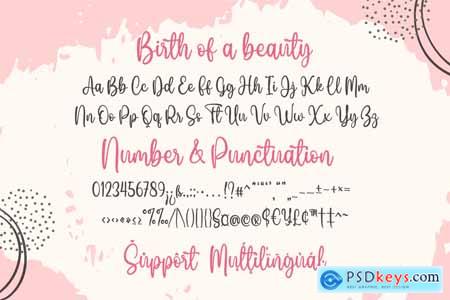 Birth Of A Beauty Font Duo