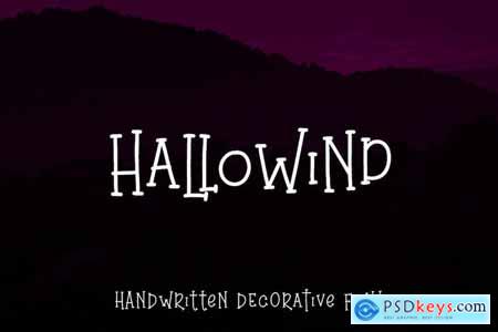 Hallowind - Decorative Font