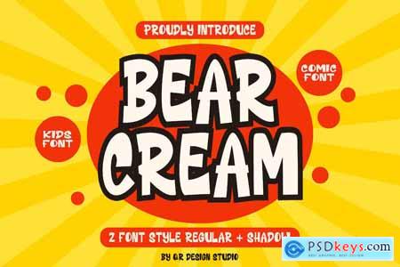 Bear Cream - Display Font