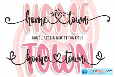 Home Town Font Duo