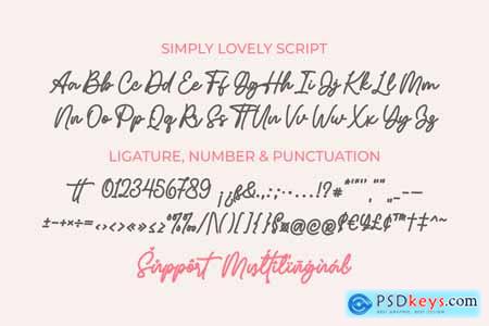 Simply Lovely Font Duo