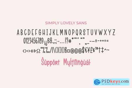 Simply Lovely Font Duo