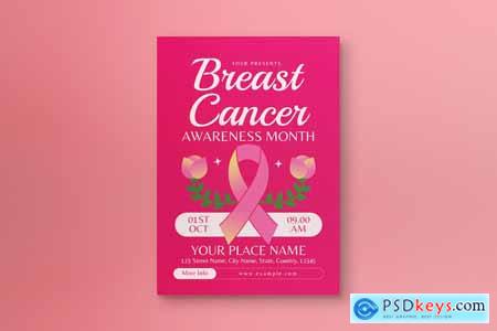 Pink Breast Cancer Awareness Month Flyer