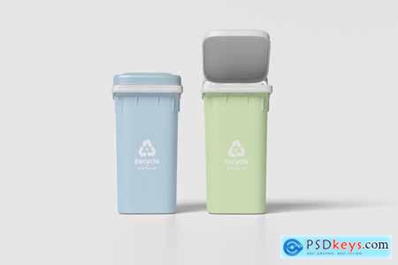 Trash bin Mockup