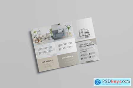 Tri-fold Brochure Mockup