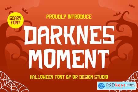 Darknes Moment - Halloween Fonts