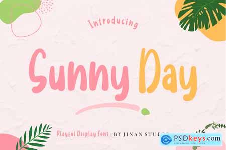 Sunny Day A Display Font