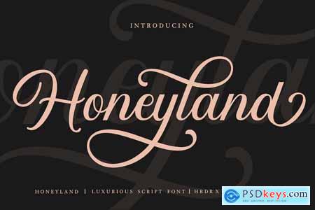Honeyland - Luxurious Script Font