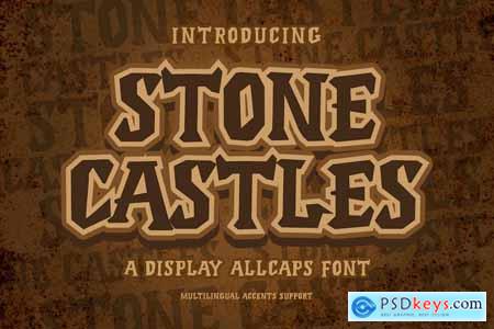 Stone Castles - Modern Display Allcaps fonts