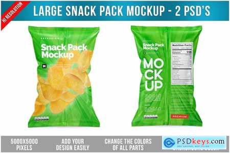 Large Snack Pack Mockup