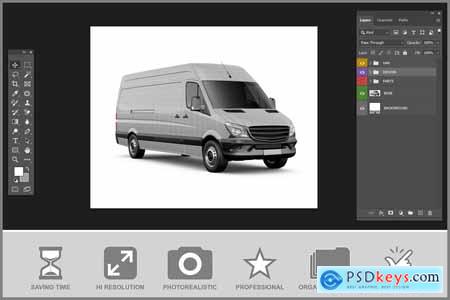 Panel Van Mockup