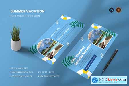 Summer Vacation Gift Voucher