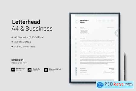 Creative Letterhead Template PD7ZYHF