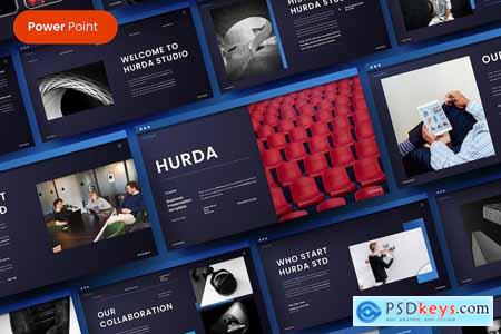 Hurda  Business PowerPoint Template