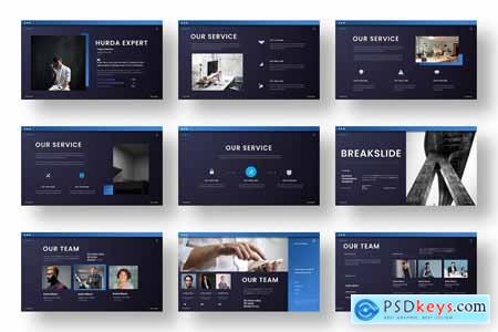 Hurda  Business PowerPoint Template