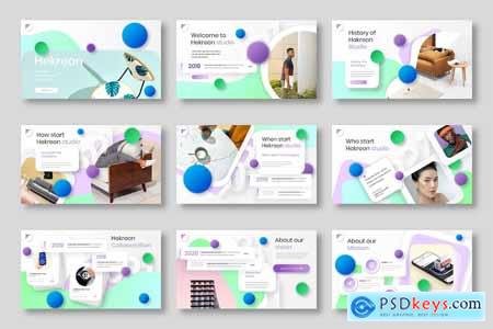 Hakreon  Business PowerPoint Template