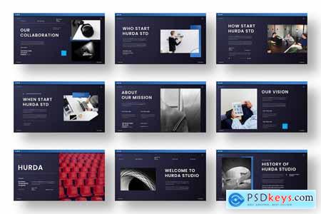 Hurda  Business PowerPoint Template