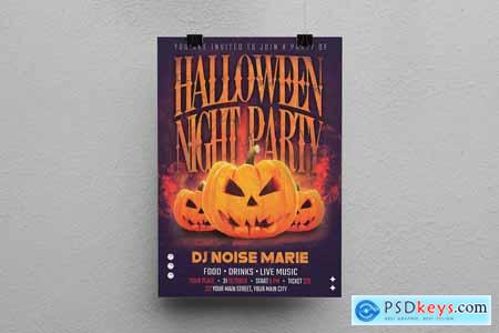 Halloween Party Flyer AXM7M8A